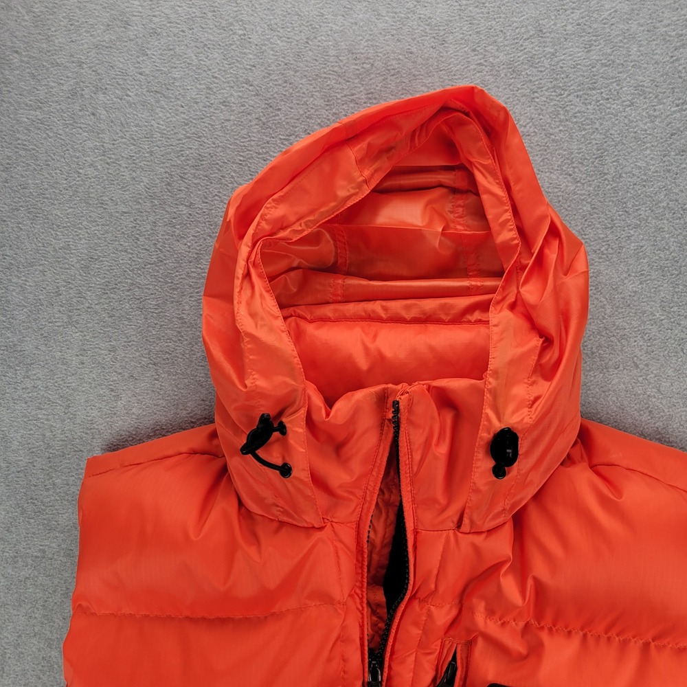 RLX Ralph Lauren Puffer Vest Mens L Orange Down Filled‎ Ripstop Quilted 6535 - Picture 12 of 13